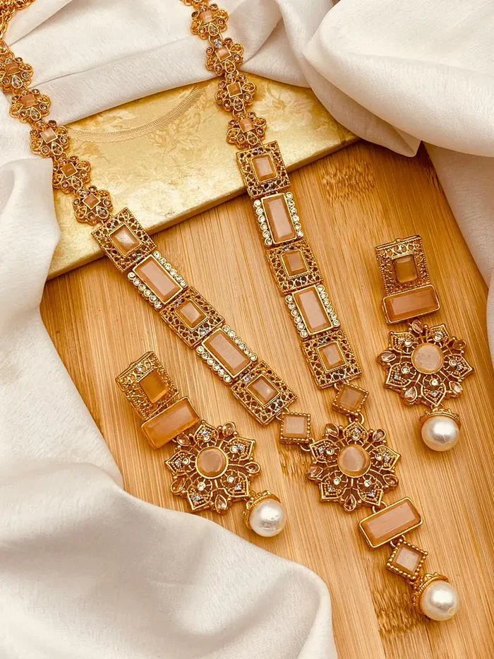 Fancy Mala Set with Earring